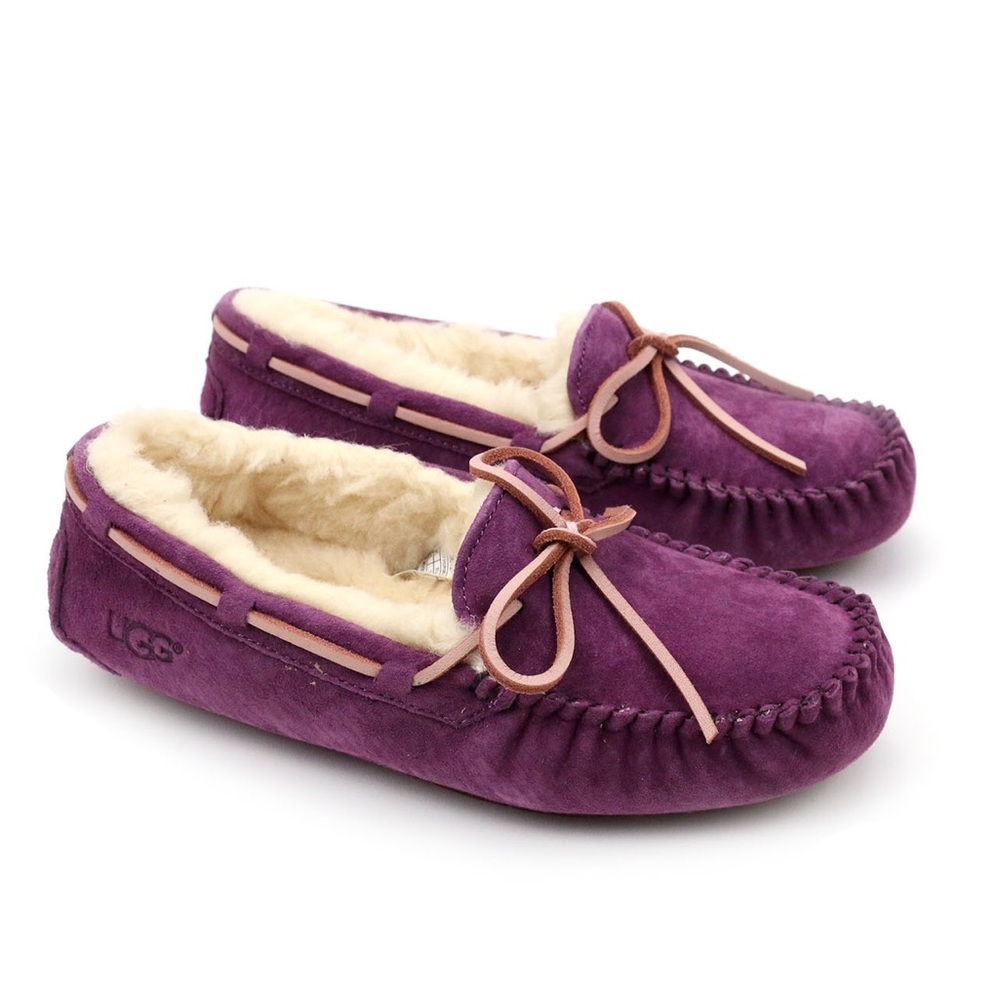 UGG Women's Plum Moccasins with Bow